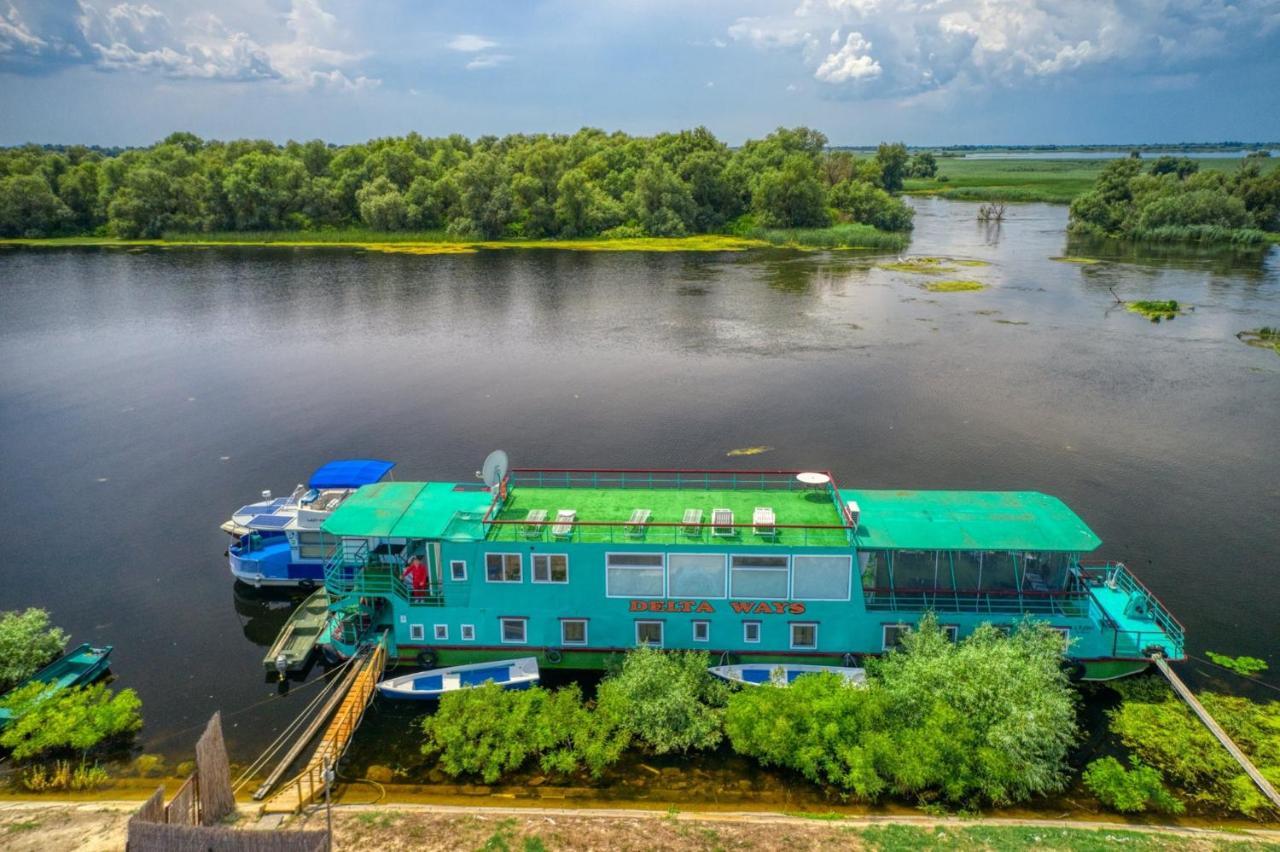 Hotel Restaurant Plutitor Delta Ways Nufaru Luaran gambar