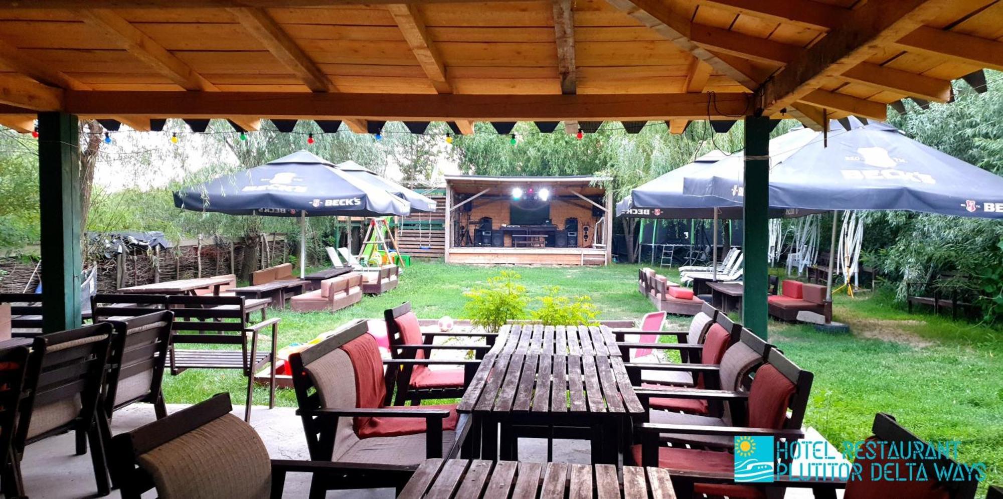 Hotel Restaurant Plutitor Delta Ways Nufaru Luaran gambar